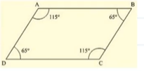 Which pair of lines in
  Fig. are parallel? Given reasons.
