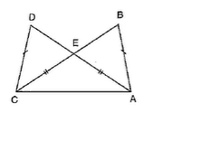 In Figure, it is given
  that A B=C D\ a n d\ A D=B Cdot
Prove that  A D C\ ~= C B A