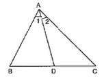 In Figure, A C > A B
and A D
is the bisector of L A
. Show that A D C >/A D B
.