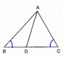 In Figure, A B > A Cdot
Show that A B > A D