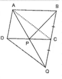 A B C D
is a parallelogram whose diagonals A C
and B D
intersect at Odot
A Line through O
intersects A B
at P
and D C
at Qdot
Prove that ar(trianglePOA)=ar(triangle QOC)dot
