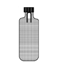 1 gm/cc घनत्व के जल से भरी एक नर्म प्लास्टिक बोतल में चित्रानुसार कुछ वायु (आदर्श गैस) भरी हुई काँच की परखनली है। परखनली का द्रव्यमान 5 gm है तथा यह 2.5 gm/cc घनत्व के एक मोटे काँच से बनी है। प्रारंभ में बोतल वायुमण्डलीय दाब P0 = 10^5 Pa  पर इस प्रकार सील बंद है कि इसमें भरी हुई वायु का आयतन V0 = 3.3 cc है। जब बोतल को नियत ताप पर बाहर से दबाया जाता है, तब अंदर का दाब बढ़ता है तथा इसमें भरी हुई वायु का आयतन घटता है। यह पाया जाता है कि परखनली इसके अभिविन्यास में परिवर्तन किए बिना दाब p0+Deltap  पर डूबना प्रारंभ करती है। इस दाब पर, इसमें भरी हुई वायु का आयतन V0-DeltaV है। माना   DeltaV= X cc  तथा Deltap = Y xx 10^3 Pa.        Y का मान  है |