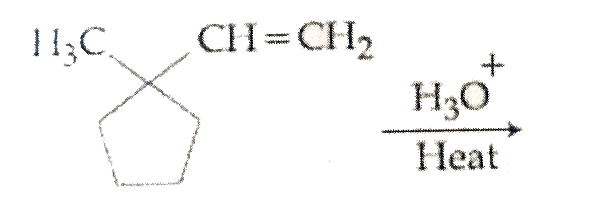 The major product in the following reaction  is