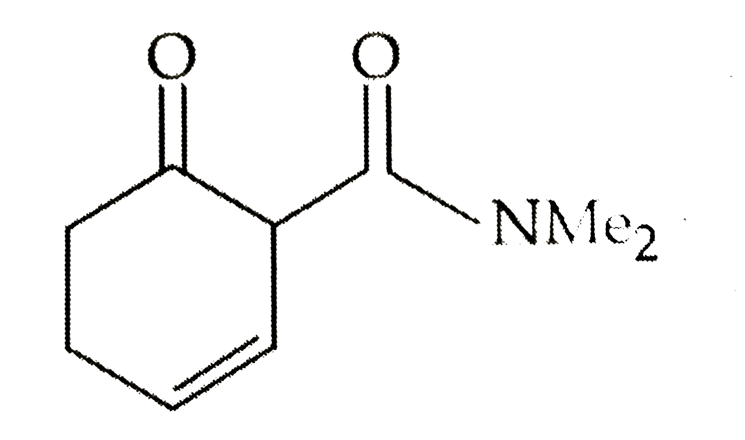 The main reduction product of the following compound with NaBH(4) in methanol is :