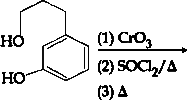 The major product of the following reaction is:    undersetunderset((3).Delta)((2).SOCl(2)//(Delta))overset((1). CrO(3))to