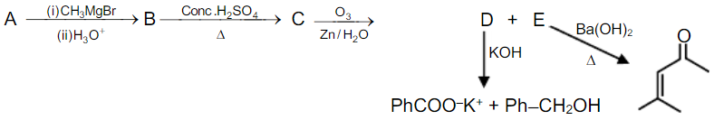 identify structure of A in the following reaction sequence