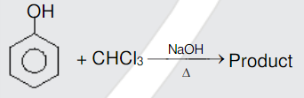 Complete the given reaction and find the percentage weight of carbon in the product.