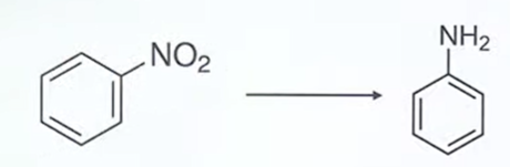 How many of the following reagents can cause following reduction?      1) Sn+HCl   2) Fe+HCl   3) H2//Pd   4) Raney Ni   5) Sn+NH4OH