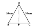 Cross -section view of a prism is the equilateral triangle ABC shown in the figure .The minimum deviation is oberved using this prism when the angle of incidence is equal to prism angle .The time taken by light to travel from P (midpoint of BC) to A is x 10^(-10)s . (Given ,speed of light in vacuum =3xx10^(8)m/sand cos^(30^(@))=sqrt(3)/(2))