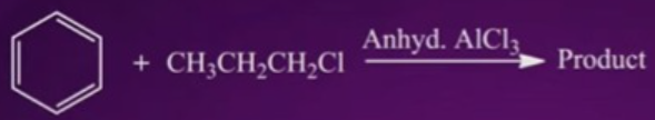 The stable intermediate formed during the reaction is: