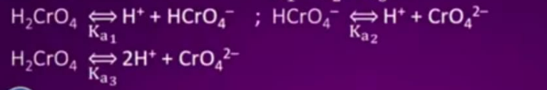 Find the relationship between (Ka)1, (Ka)2,(Ka)3 for