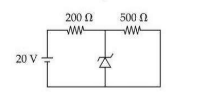 A Zener diode of breakdown voltage