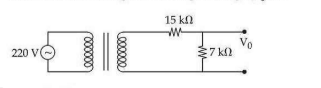 Primary coil of a transformer is connected to