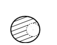 एक ठोस गोले का द्रव्यमान M तथा त्रिज्या R/2  है। इससे - त्रिज्या का एक गोलीय भाग, आरेख में दर्शाये गये अनुसार काट लिया जाता है। r= oo  (अनन्त) पर गुरुत्वीय विभव के मान V को शून्य (V=0) मानते हुए, इस प्रकार बने कोटर (कैविटी) के केन्द्र पर, गुरुत्वीय विभव का मान होगा : (G = गुरुत्वीय स्थिराँक है)