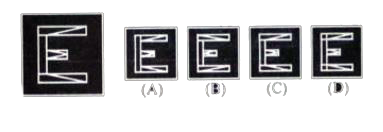 In each, one problem figure is given on the left side and on the right side four answer-figures (A), (B), (C) and (D) have been given. Find out the answer figure, which is completely similar to the problem figure and circle the number given below that figure.