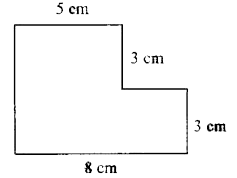 find the area of the following figure class 8 answer