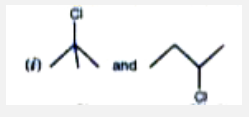 In each of the following pairs of compounds, identify the compound which will undergo Sn1 reaction faster?