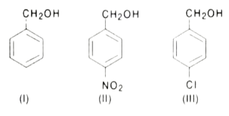 Mark the correct increasing order of reactivity of the following compounds with HBr/HCI.