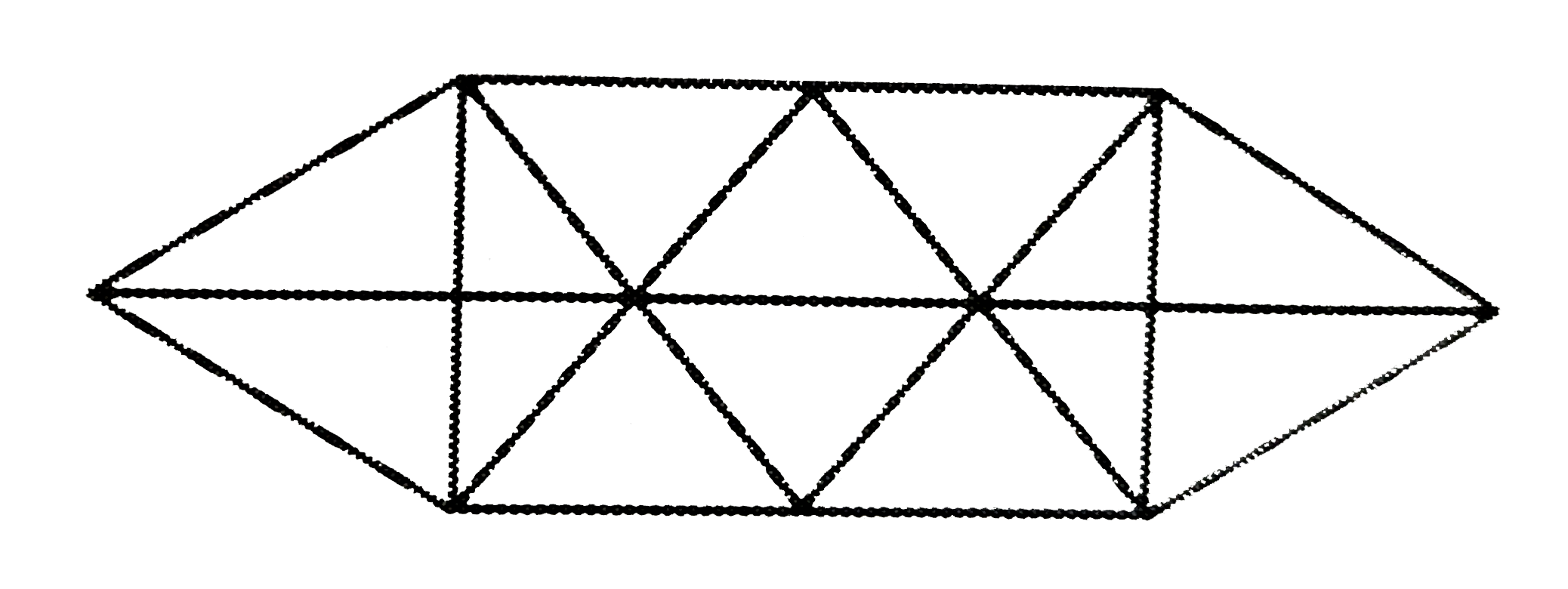 इस आकृति में कितने त्रिभुज है ?