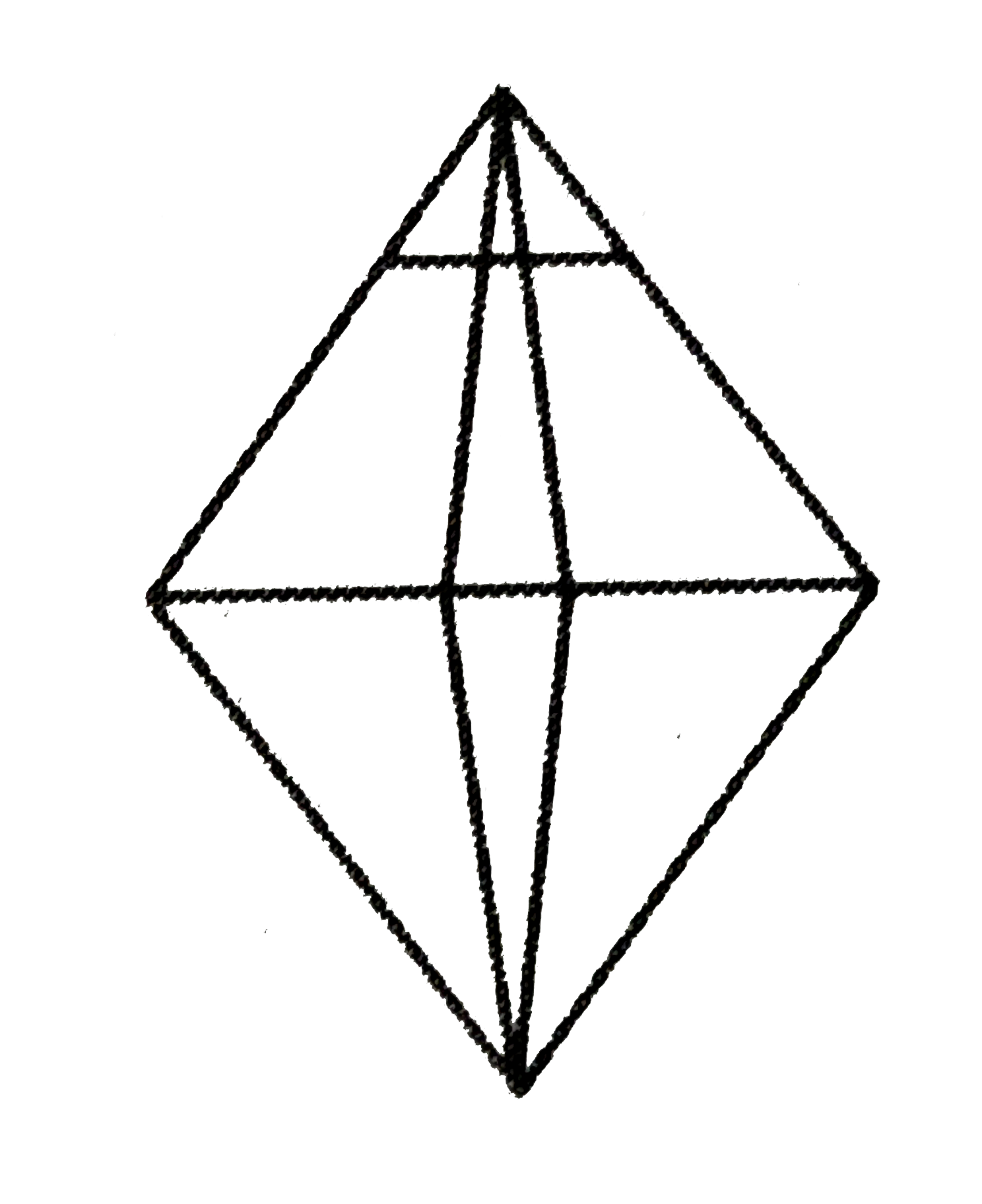 ज्यामितिक चित्र में कितने त्रिभुज है ?