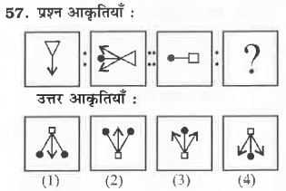 उत्तर   - आकृतियों में  से   संबंधित   आकृति  को चुनिये ।