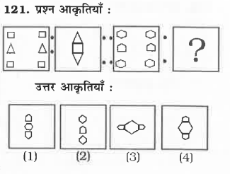 निम्नलिखित  प्रश्न  में   दिए  गए  विकल्पों   में  से  सम्बन्धित   आकृति  को चुनिये ।