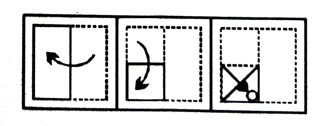 निम्नलिखित उत्तर आकृतियों में से यह ज्ञात कीजिए कि नीचे दिखाये अनुसार कागज को मोड़ने , पंच करने तथा खोलने के बाद वह किस आकृति जैसा दिखाई देगा ?    प्रश्न आकृतियाँ :