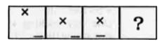 Find the missing figure of the series from the given answer figures.   Questions Figures