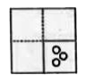 A piece of paper is folded and cut as shown below in the question figure. From the given answer figure, indicate how It will appear when opened.