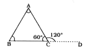 If in a triangle ABC as drawn in the figure, AB = AC and /ACD = 120^@, then /A is equal to