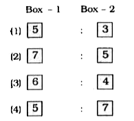 If 1 candle in box number 1 is placed in box number 2, then box -2 has twice the number of candles that box 1 has. If 1 candle from box-2 is placed in box-1, then box-2 and box-1 have the same number of candles. How many candles were there in box-1 and box-2 ?