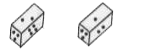 Study the two different positions of a dice. When the face containing one dot is at bottom then how many dots would be there on the top face?