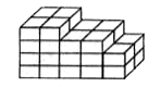 Few cubes are arranged as shown in the figure. How many cubes are unseen?