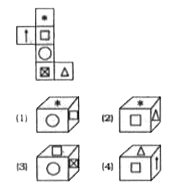Which of the following cubes can be created by folding the given figure?