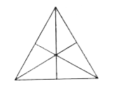 How many triangles are there In the following figure ?