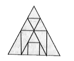 Find out the number of triangles in the given figure.