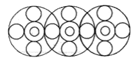Find out the number of circles in the given figure