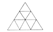 Find the number of triangles in the given figure :