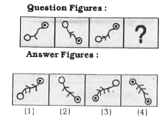 A series is given with figure missing. Choose the correct alternative from the given ones that will complete the series.