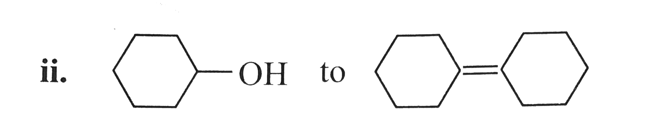 Synthesise the following:    i. Propane to a. 1- fluroopropane, b. cyclopropane, and c. 2.3- dunethl butane   ii.      iii. C(2) H(5) Br to but -1- ene     iv.    v. CYclopetane ro hexachloropentadience    (vi) Cyclopentadiene + Hexachlorocyclopentadiene