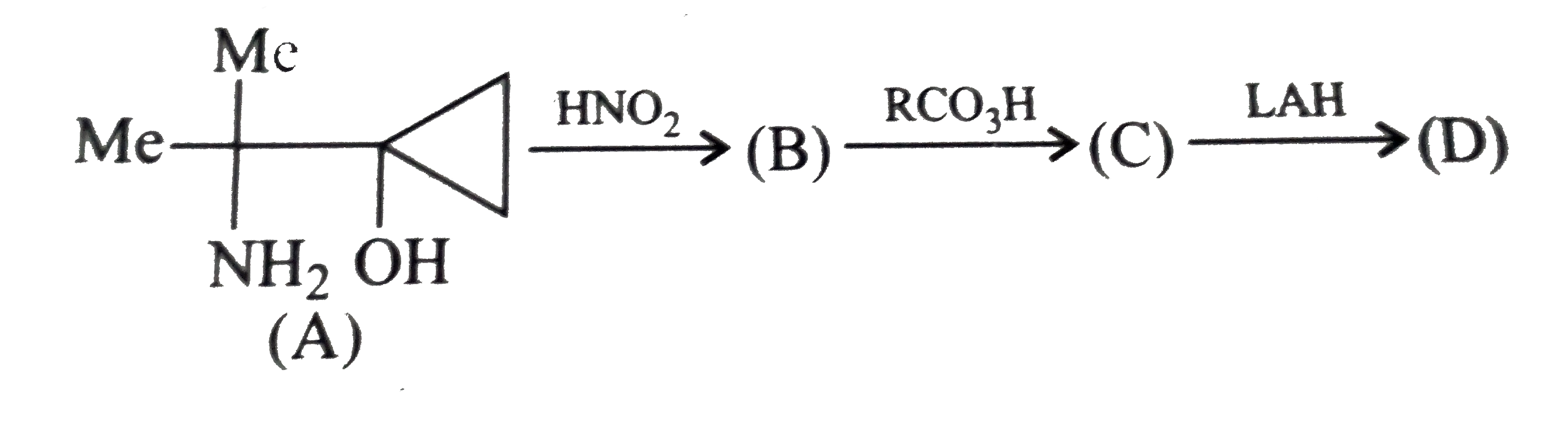 The reaction in the conversion of (B) to (C ) is called: