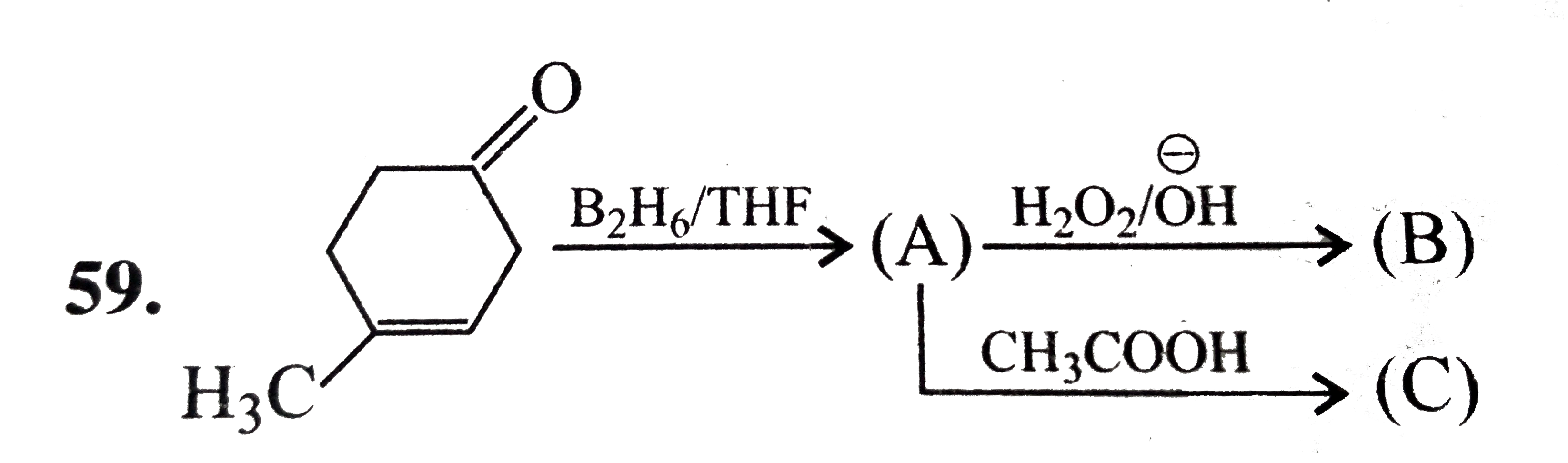 Three compounds I, II, and III are given. (I) (II) (III)