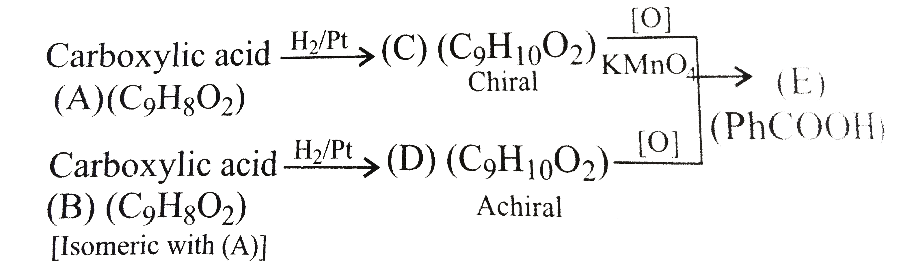 Carboxylic acid (A) is: