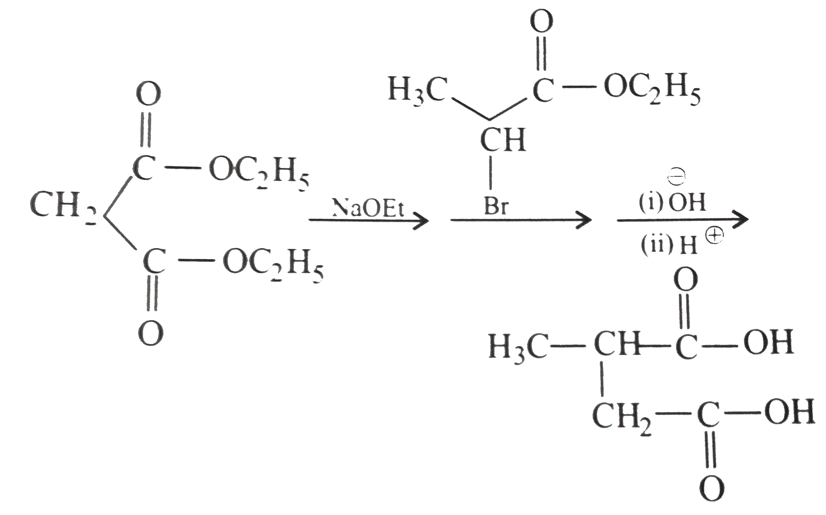 Explain briefly the formation of products giving the strcutures of the intermediates.   .