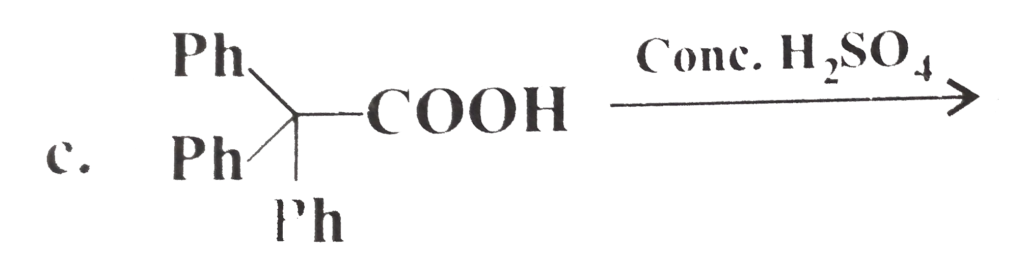Complete the following reactions and explain the formation of the products.   (a) HCOOH overset (Conc. H2 SO4) rarr   CH3 COOH overset (Conc. H2 SO4) rarr   ( c)    (d) Glacial acetic acid (CH3 COOH) overset (973 K)rarr   ( e) .