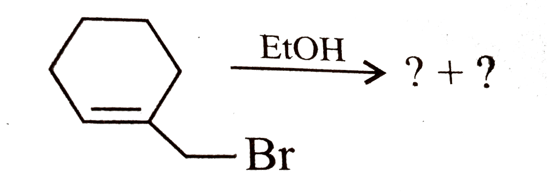 Give all the possible major and minor products (SN^1 and E1) in the following. Explain.      (b) If t-pentyl shloride reacts with 25 % H2 O and 75 % C2 H5 OH in NaOH, what are the possible products formed ? Explain with mechanism.