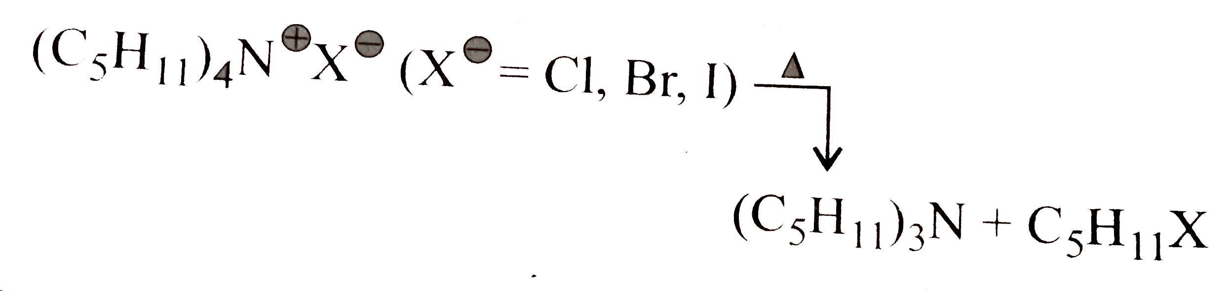 Predict the order of nucleophicity of X^(Ө) in the following reaction :   .