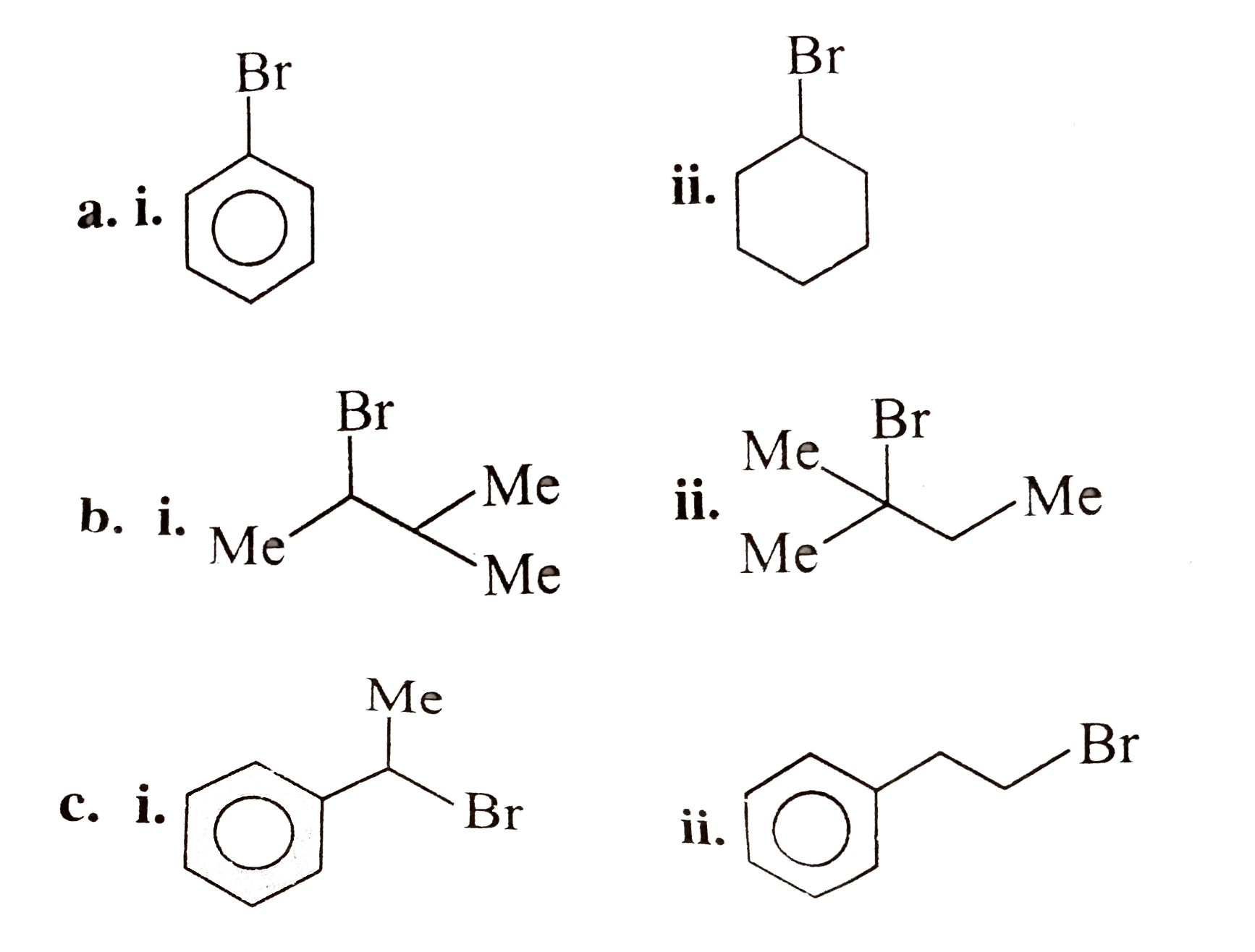 Which one hydrolyses at a faster rate by SN^1 mechanism ?   .