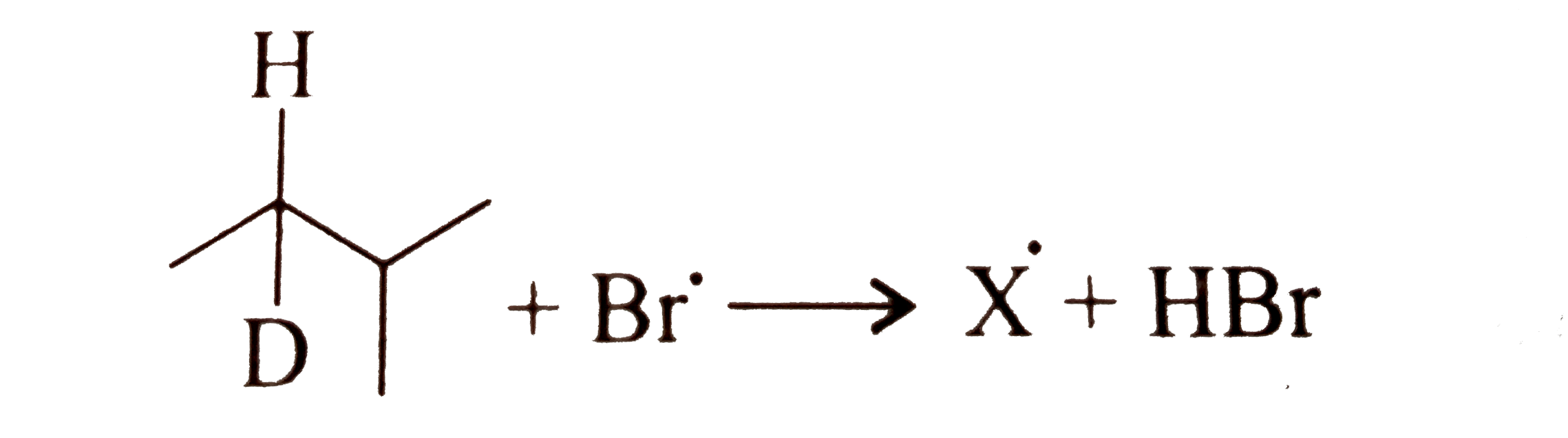 Consider the following reaction:      Identify the structure of the major product X.