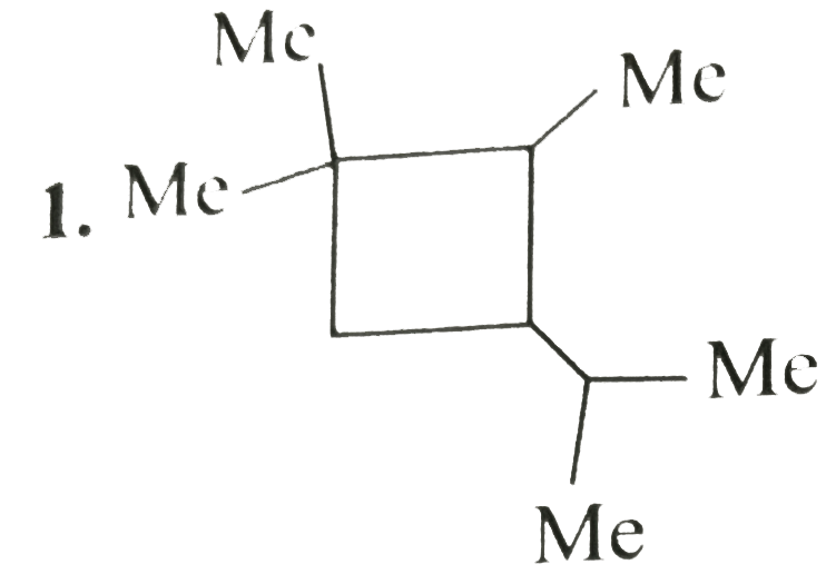 a. Write the IUPAC name of the following compounds.   b. Write the type of the cyclic compounds.   1.   2.     3.   4.     5.   6.     7.   8.